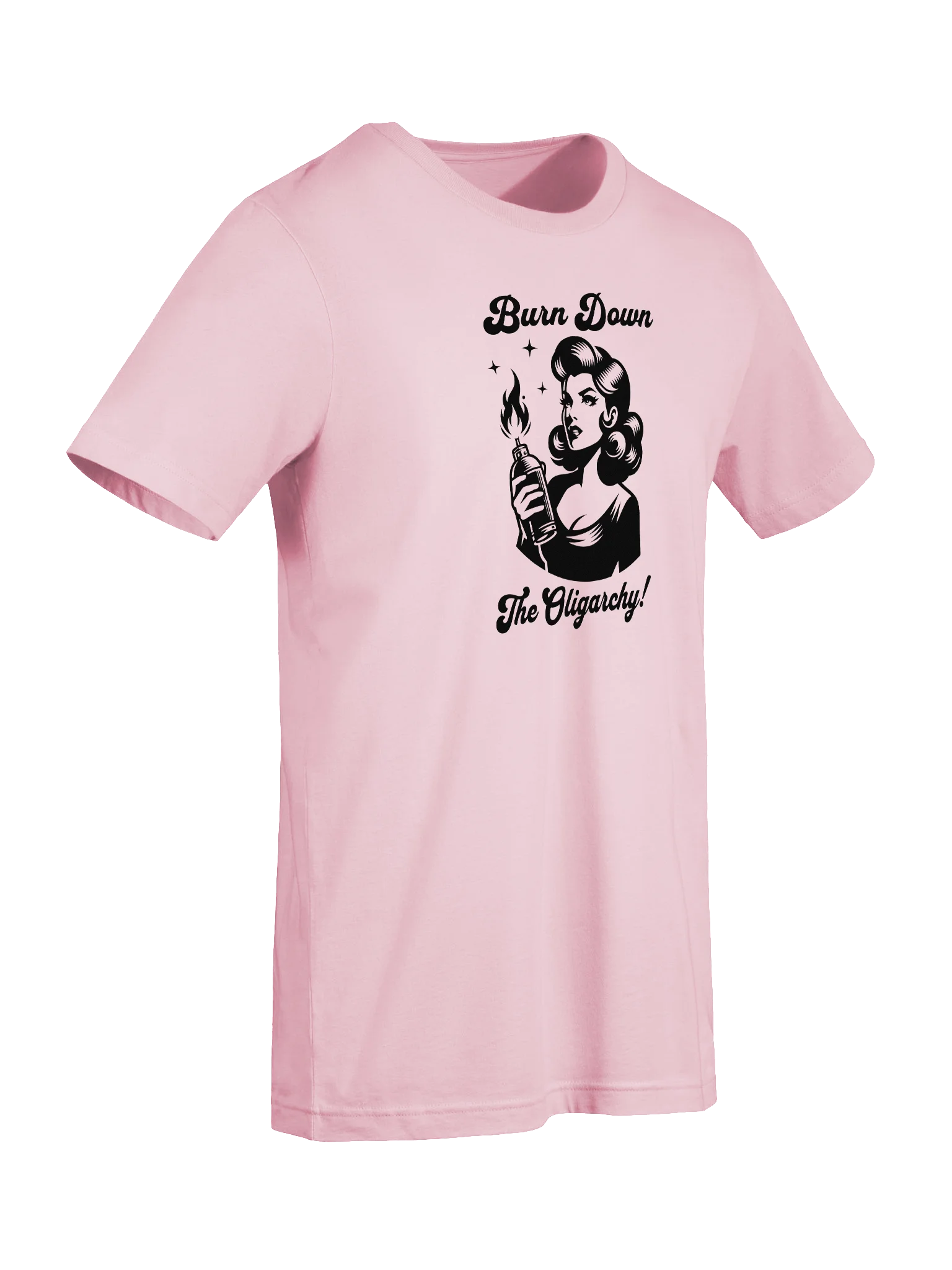 Burn Down The Oligarchy Retro Supersoft T-Shirt product image (36)