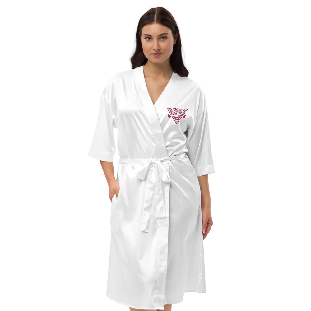 KAY V SATIN ROBE product image (15)