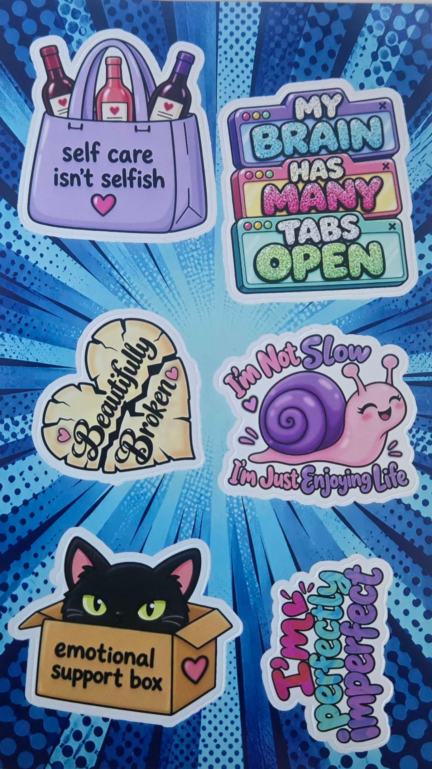 Mental Health & Self-Care Sticker Sheet product image (1)
