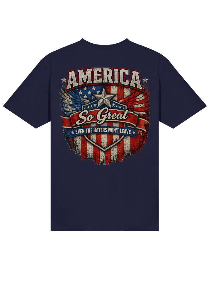 America So Great - BACK Print Patriotic T-Shirt product image (2)