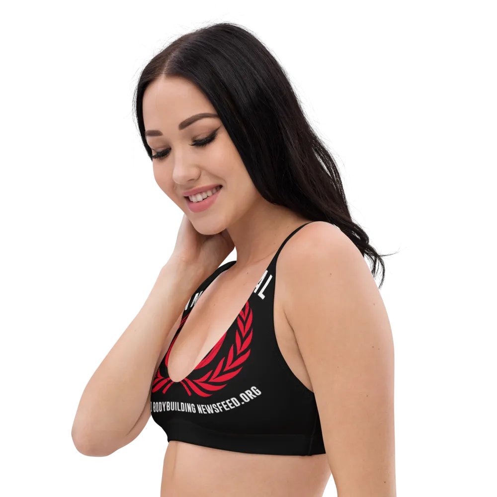 IFBNewsfeed.Org's All-Over Print Recycled Padded Bikini Top product image (5)