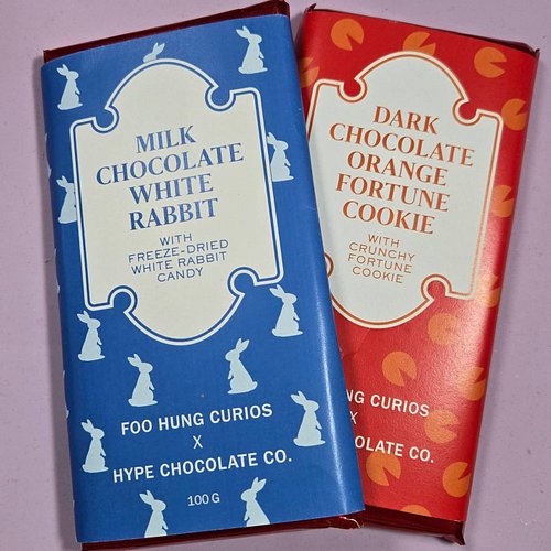Today's awesome treat score! Local chocolate in theme with CNY. I can't wait to try these.  I skipped on the white chocolate ...