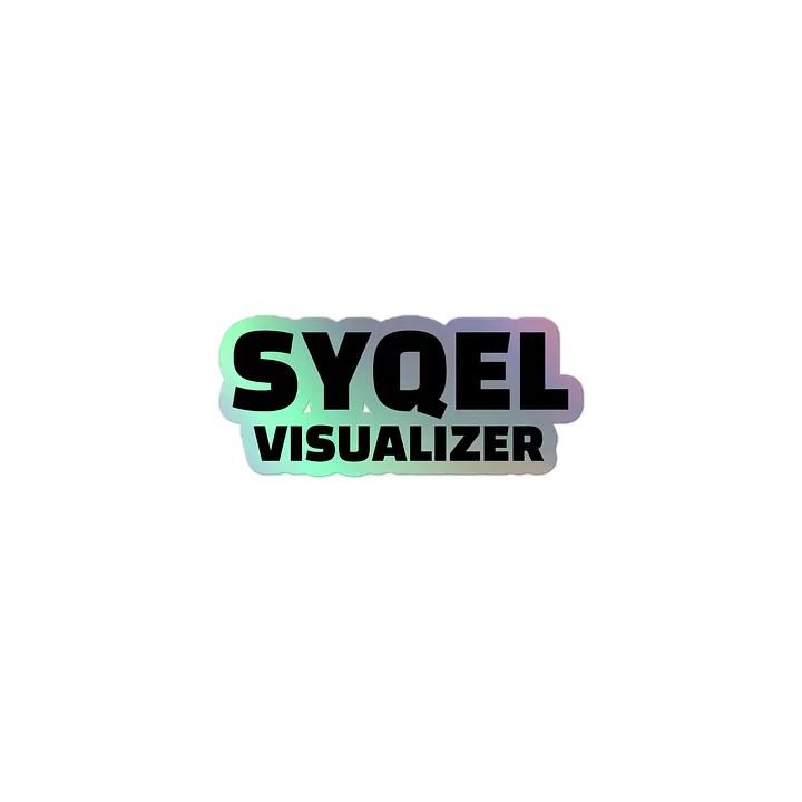 SYQEL Visualizer Pro Decal (Holographic Edition) product image (1)