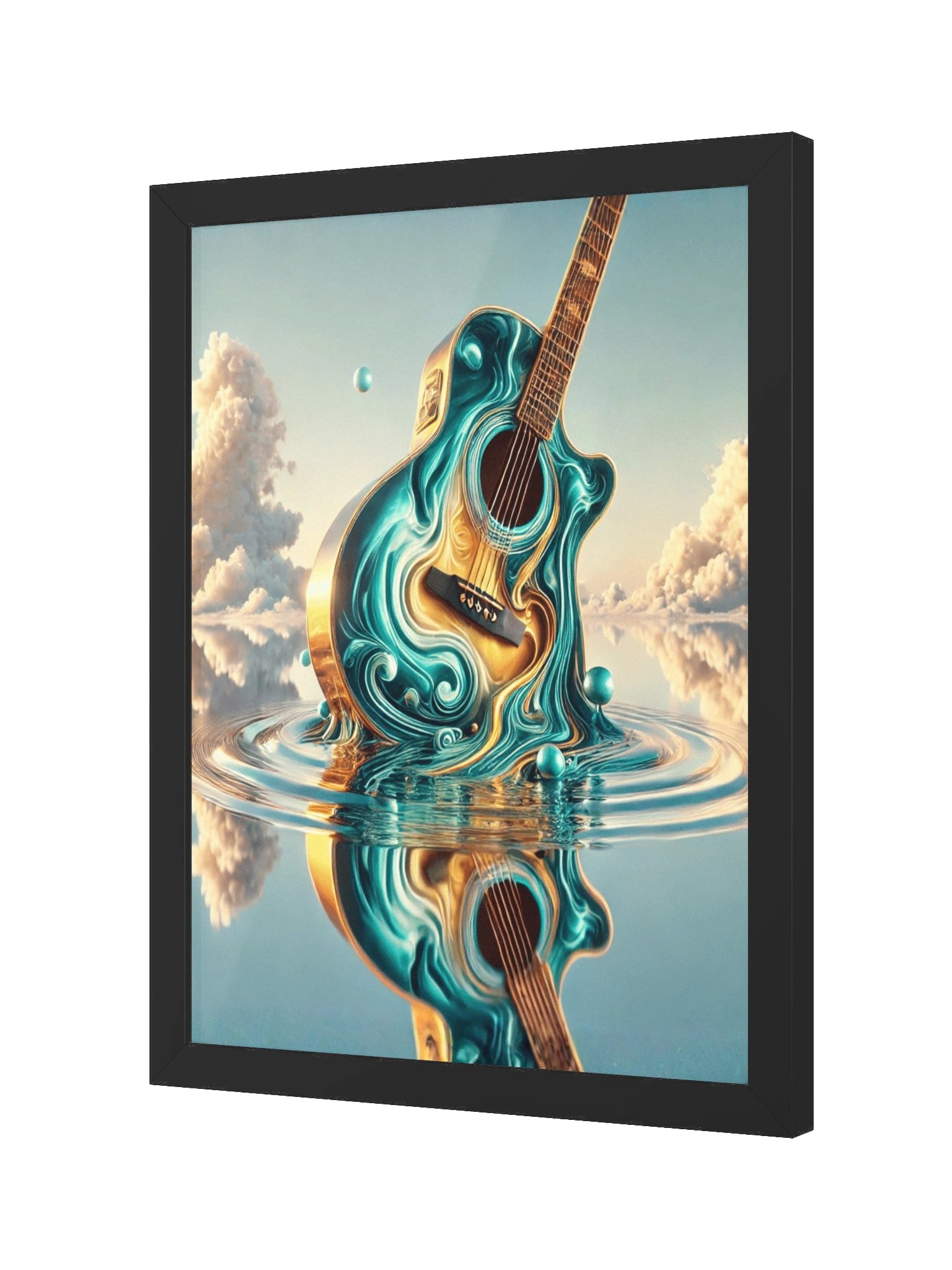 HARMONIC RIPPLES | Framed Art Print product image (4)