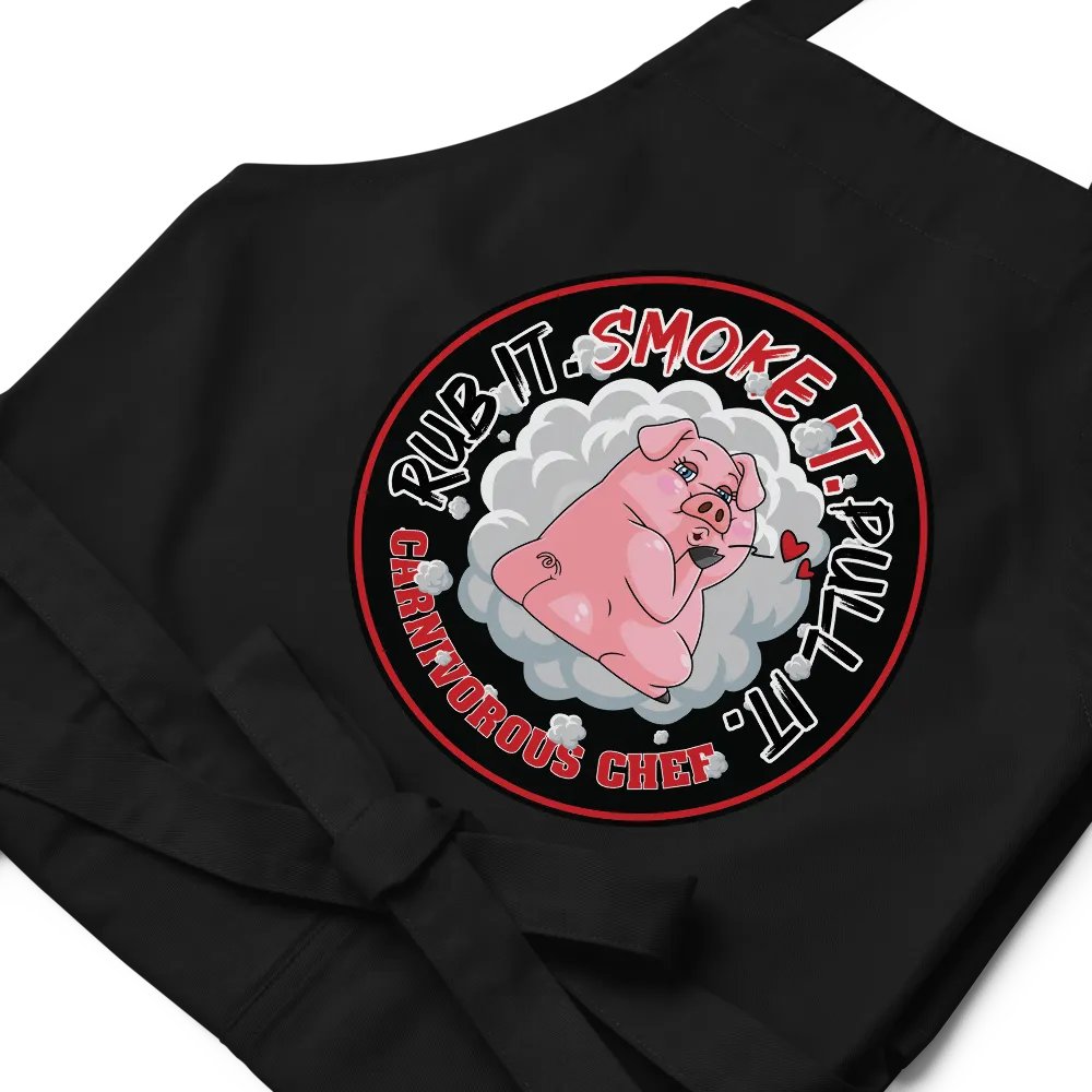 Rub It. Smoke It. Pull It. Carnivorous Chef -- Apron product image (7)