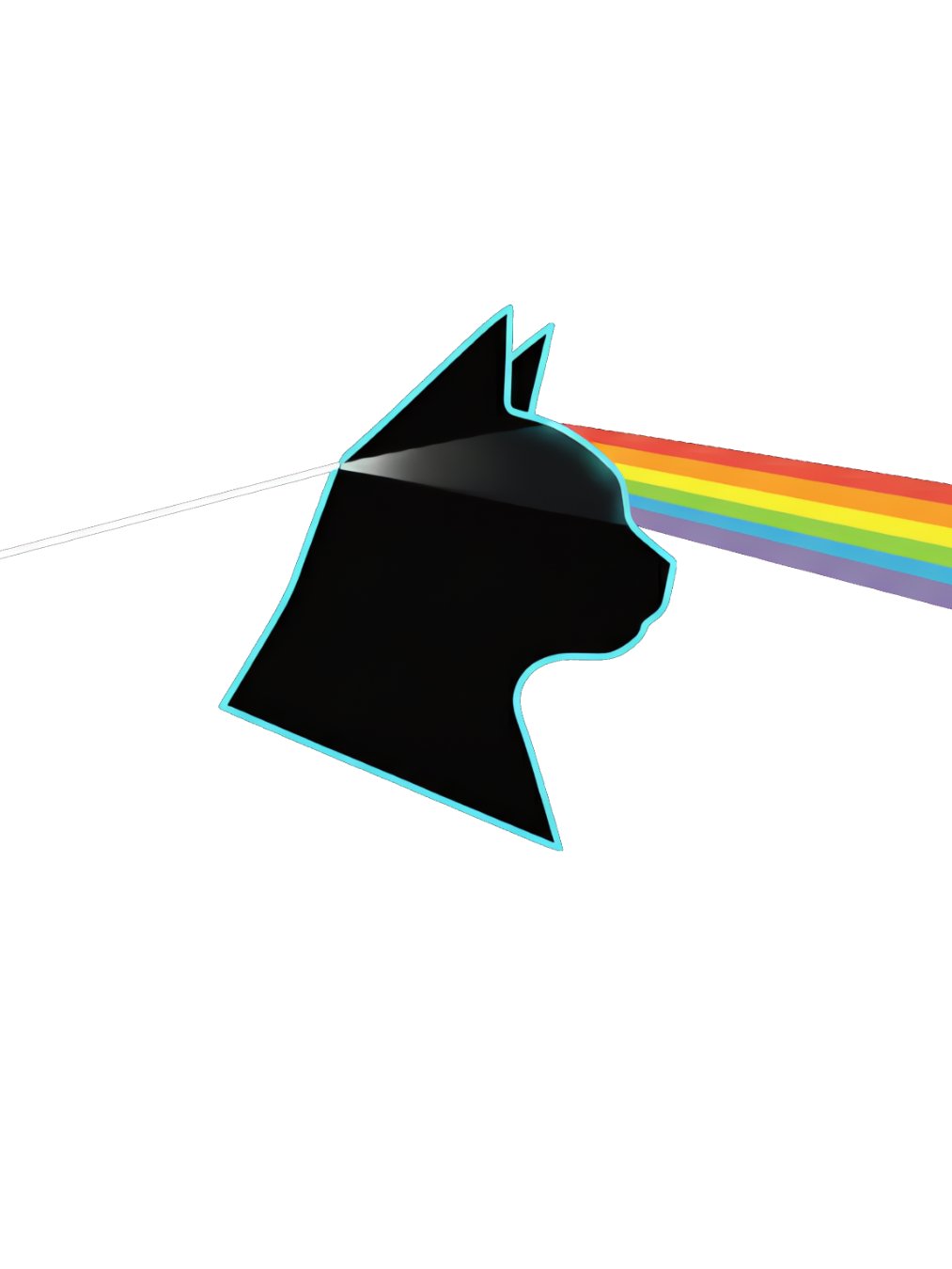 Dark Side of the Meow TEE 👕 product image (5)
