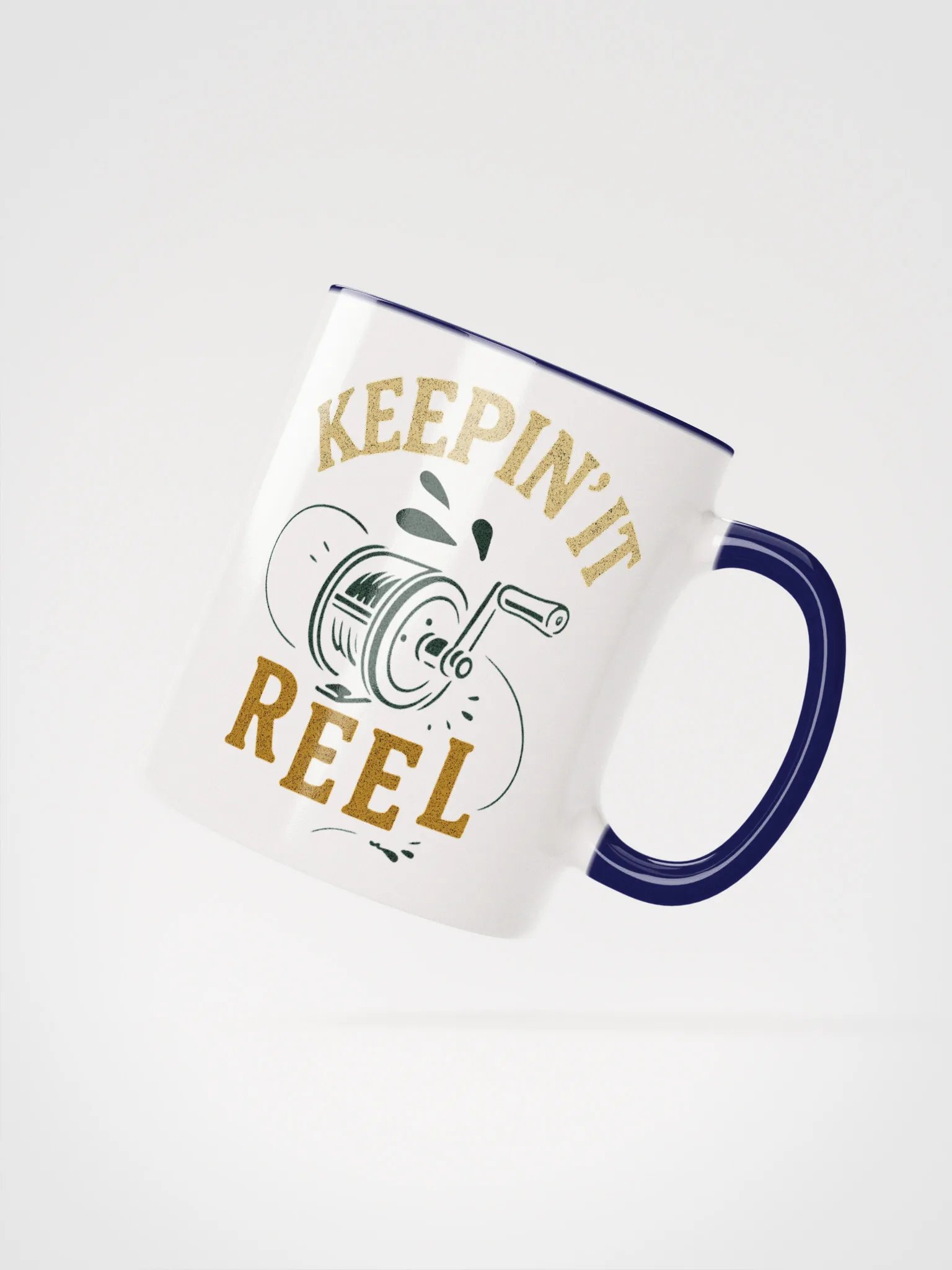 Keepin' It Reel Coffee Mug – Funny Vintage Fishing Gift product image (15)