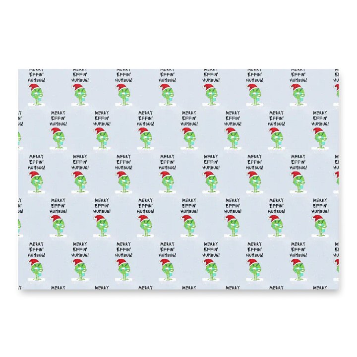 Less Merry Humbug - Gift Wrapping Paper product image (1)
