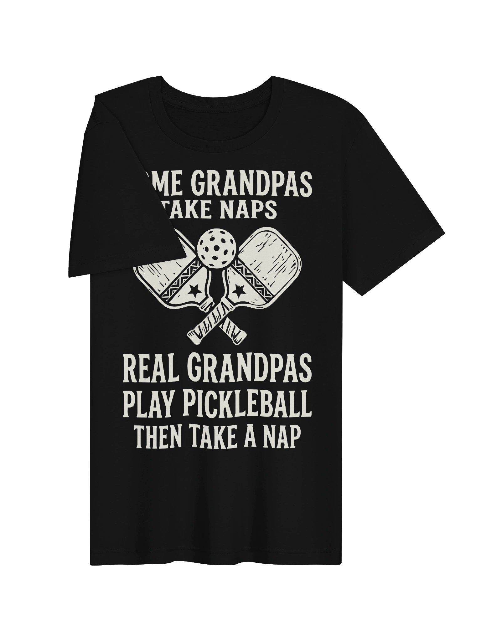 Real Grandpas Play Pickleball Shirt | Funny Pickleball Gift for Grandpa product image (13)