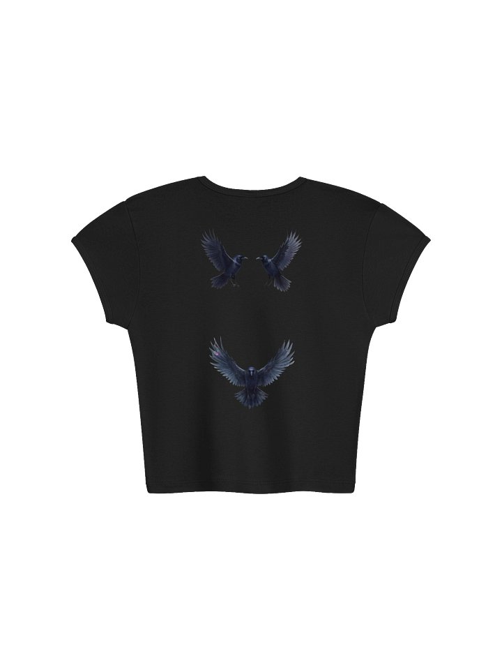 Mystical Raven Infinity Symbol Crop Top product image (2)