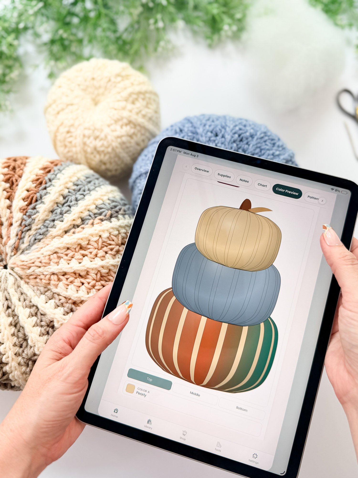 Petal Loop Stitch Crochet Pumpkin Trio Pattern product image (5)