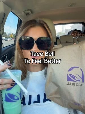 @tacobell makes everything better #tacobell #badday #goingthroughit #eatwithme #carmukbang 
