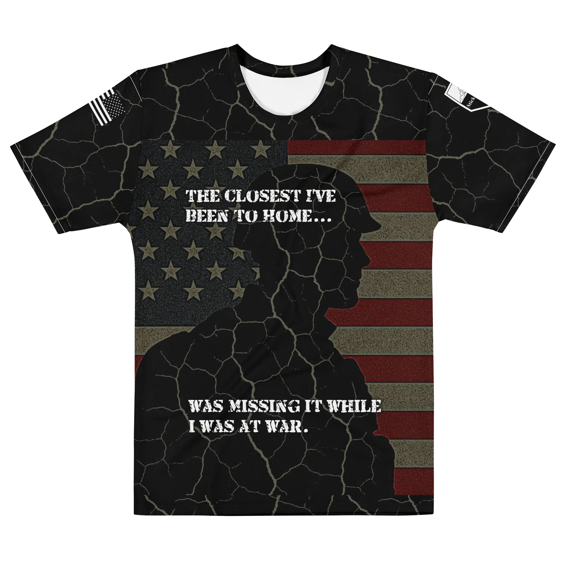 Cracking Under Patriotism Cotton Shirt product image (1)