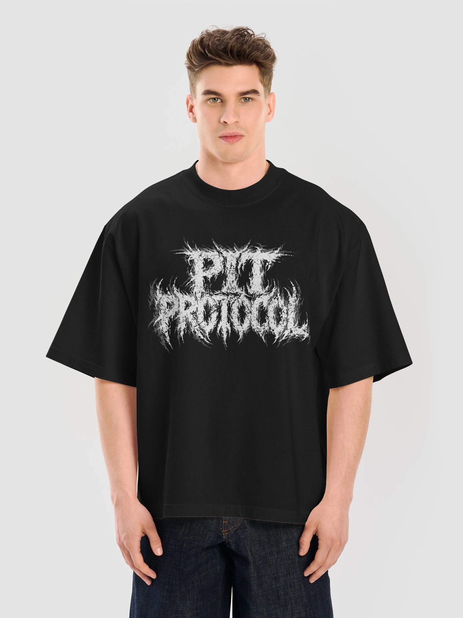 PIT PROTOCOL — Heavyweight Metal T-Shirt product image (8)