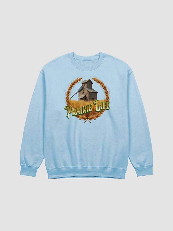 Prairie Life Wooden Grain Elevator Crewneck Sweatshirt product image (5)