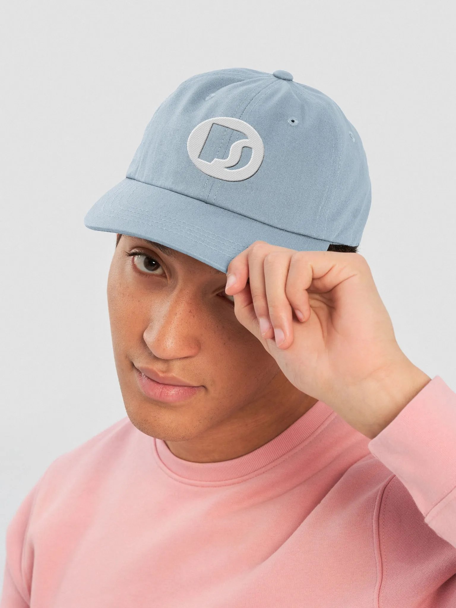 DS OG Logo Dad Cap White/Light Blue product image (5)