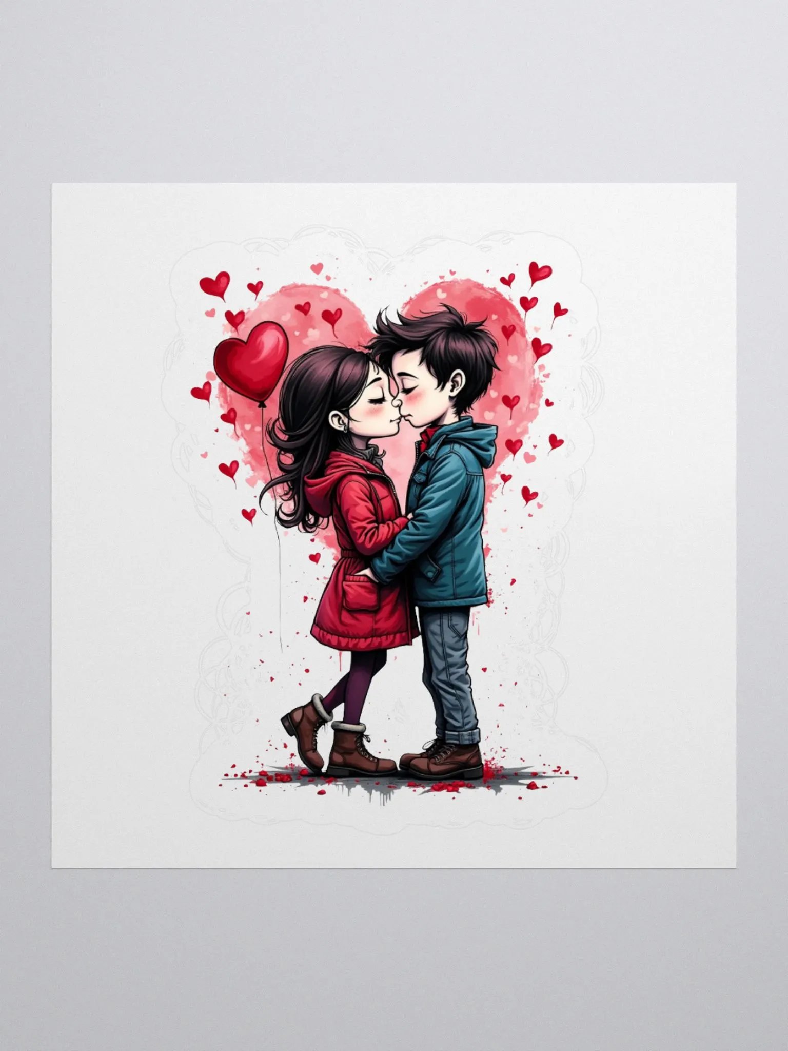 Heartfelt Kiss Cut Stickers product image (2)