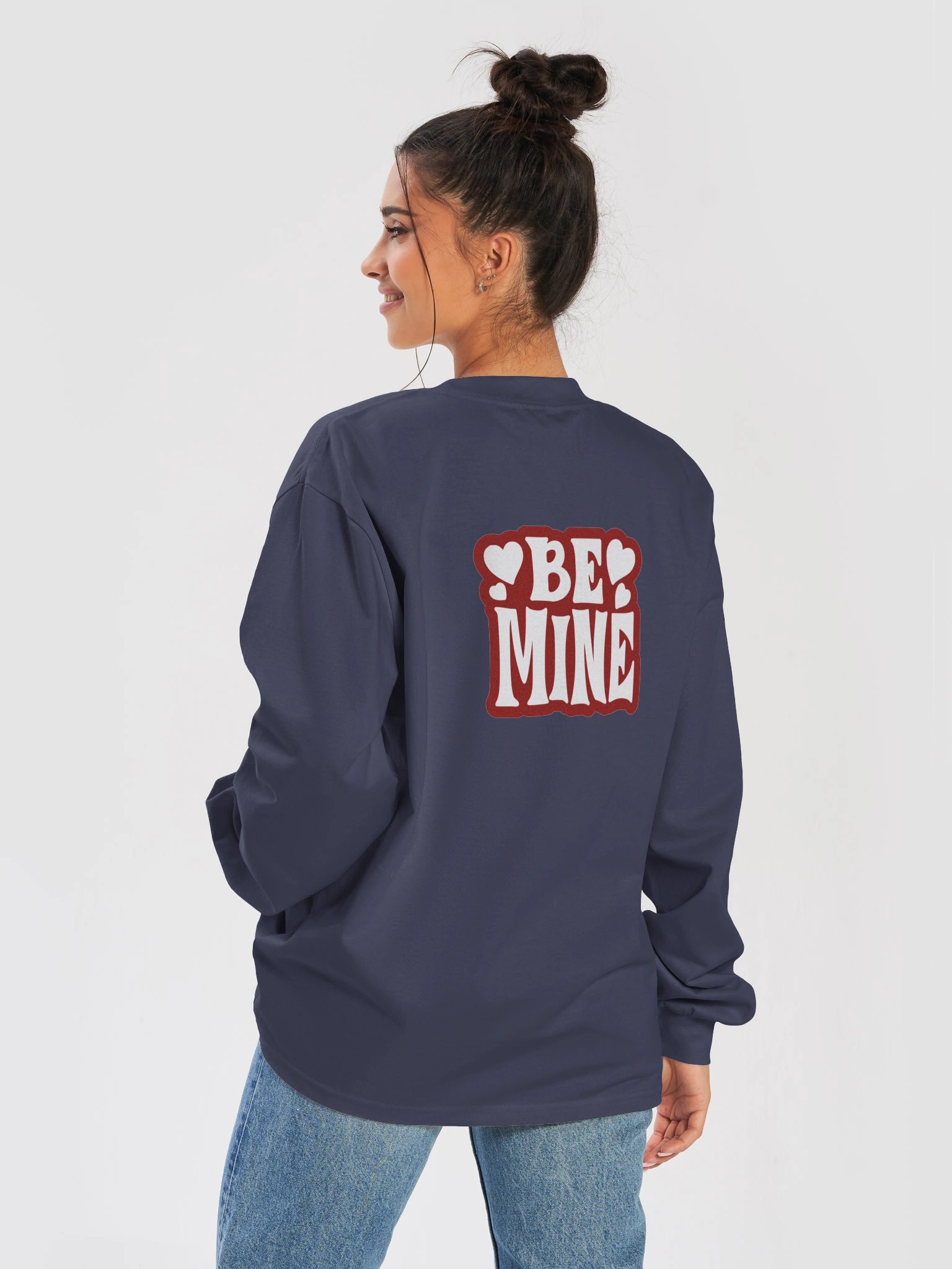 Be Mine Embroidered Long Sleeve Tee product image (16)