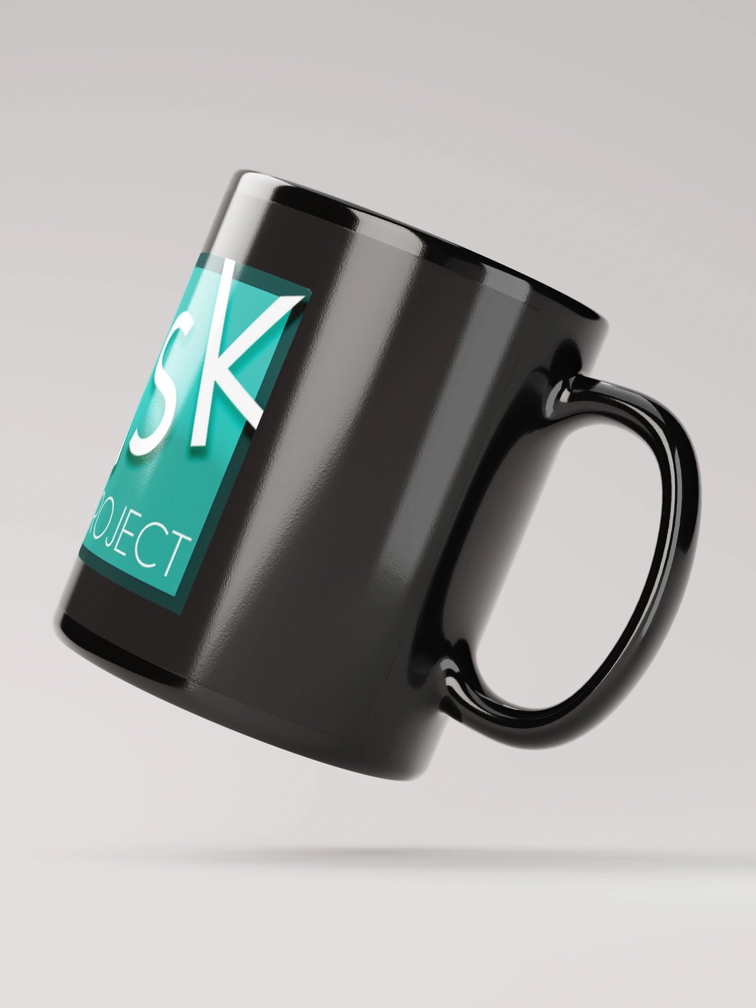 Ask Project mug (black old logo) product image (3)