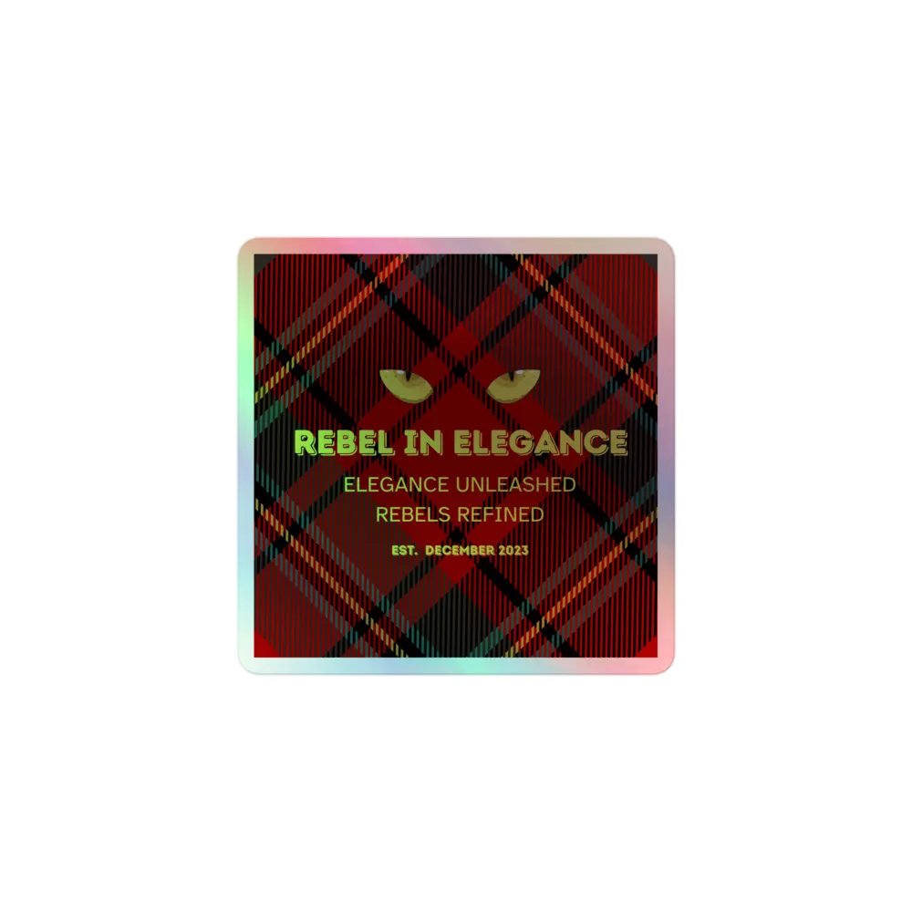 REBEL IN ELEGANCE LOGO Kiss Cut Sticker product image (1)