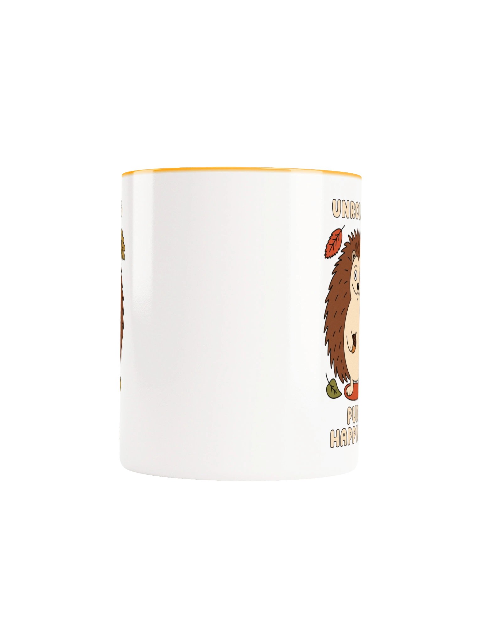 Unrolling Pure Happiness Cute Silly Funny Hedgehog Mug product image (5)