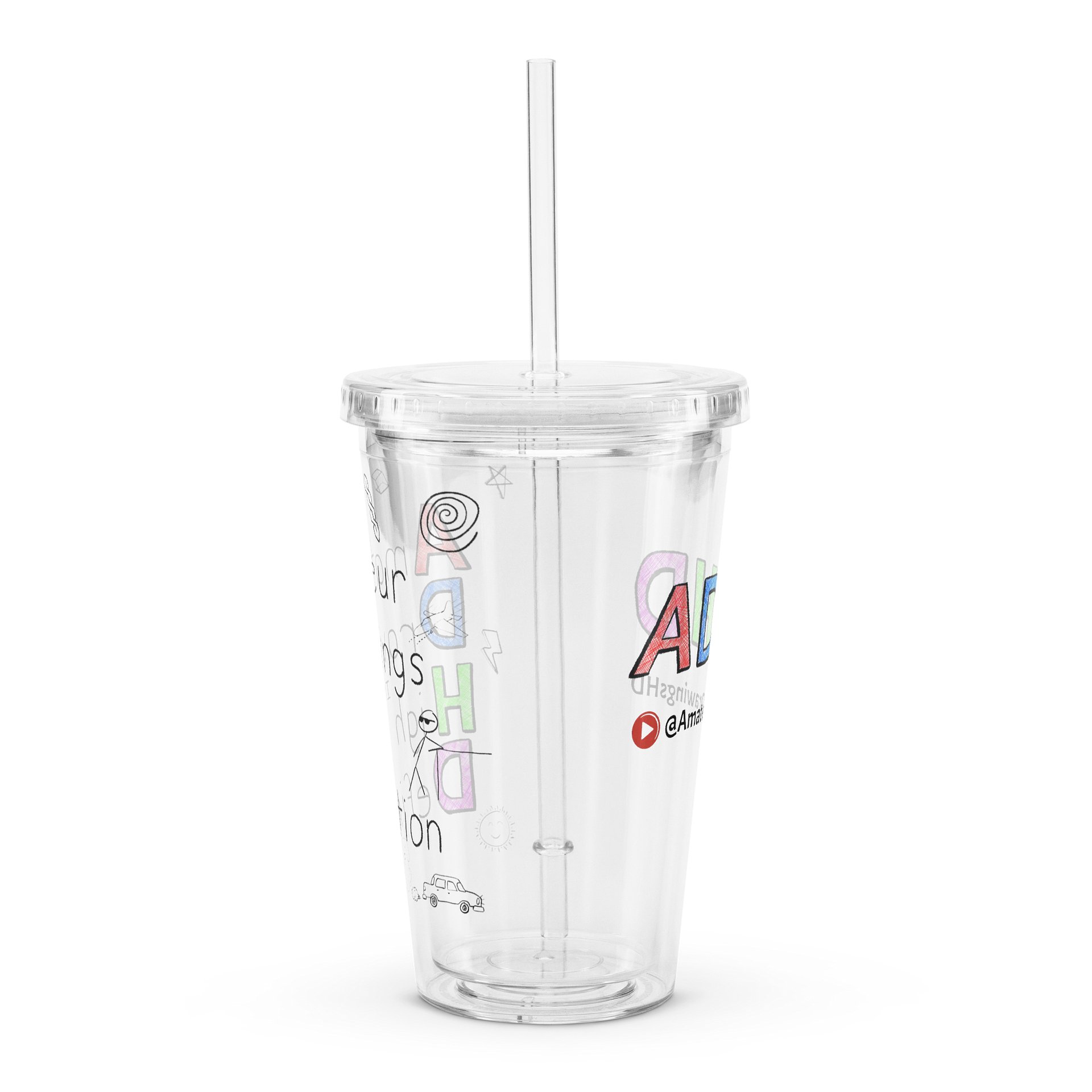 ADHD Clear Tumbler product image (5)