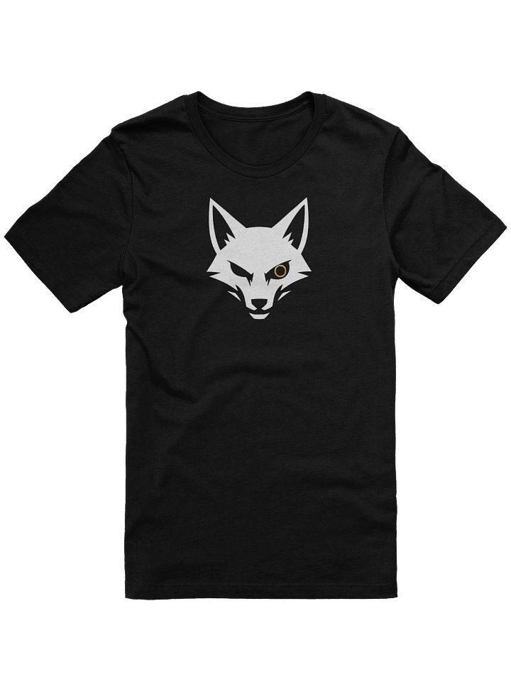 Haunted Fox Emblem Graphic T-Shirt - Minimalist Horror Icon product image (1)