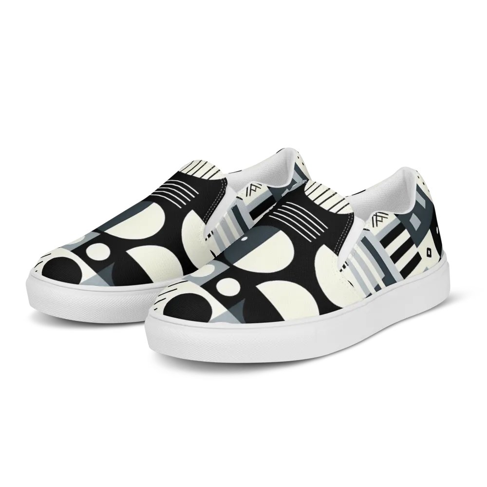 Abstract Geometric Men's Slip-On Shoes product image (3)