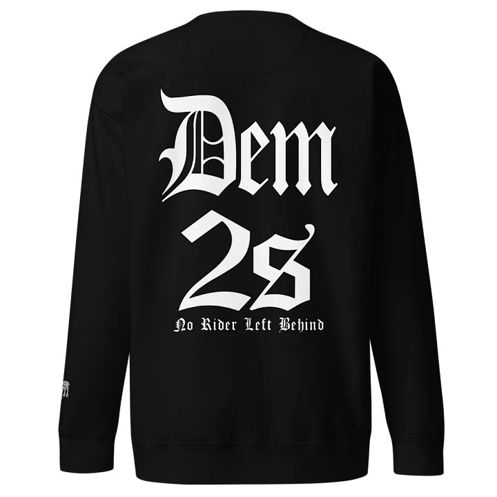 DEM 2s | GOTHIC CREWNECK | FRONT + ARM EMBROIDER product image (1)