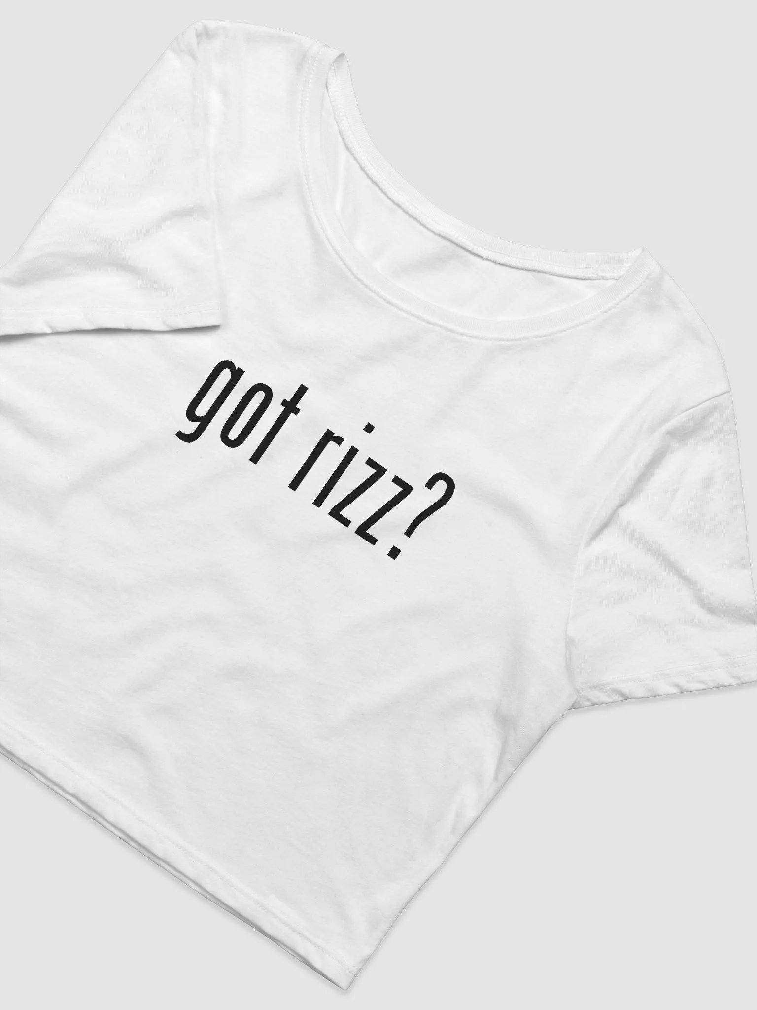 got rizz? Canvas Women's Crop Baby Tee product image (3)