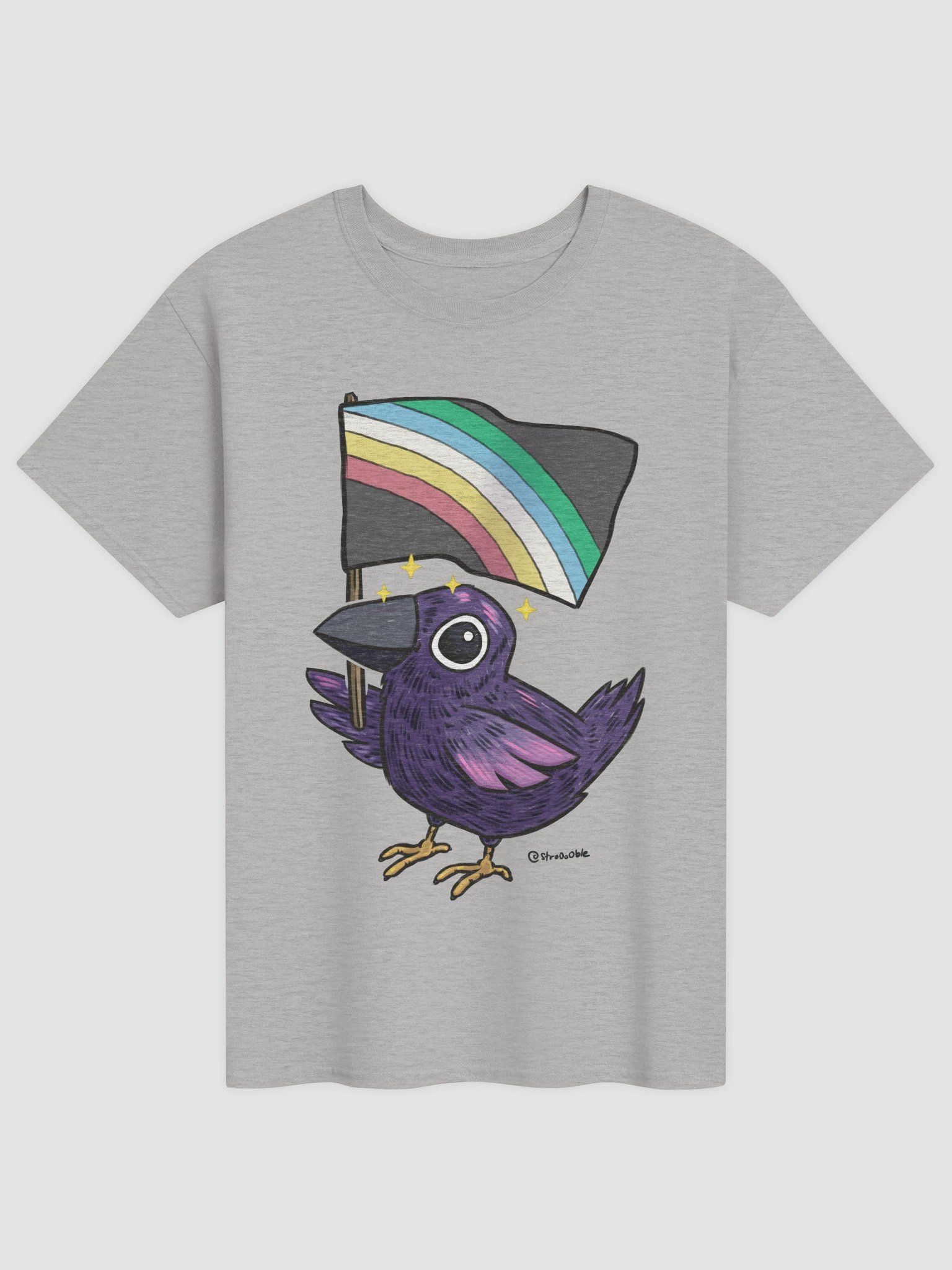 t-shirt : crow pride - disability product image (1)