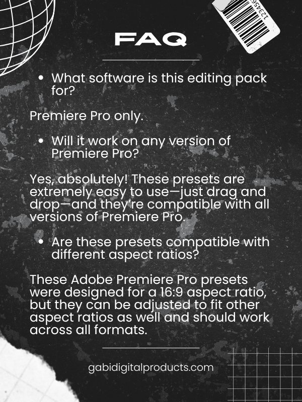 MRR/PLR Premiere SPECIAL EFFECTS Presets product image (10)