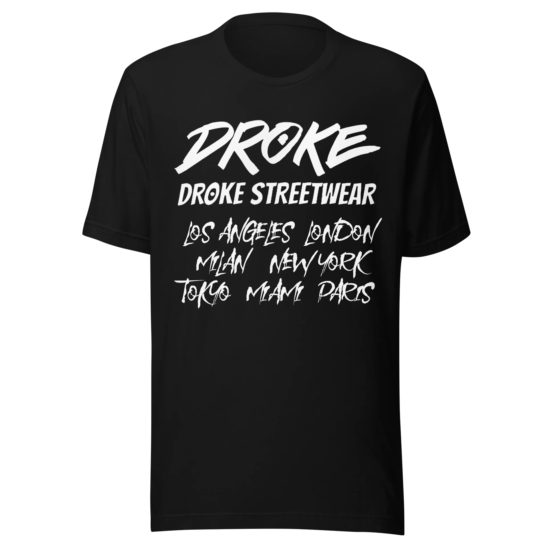 DROKE - Worldwide White logo T-shirt product image (1)