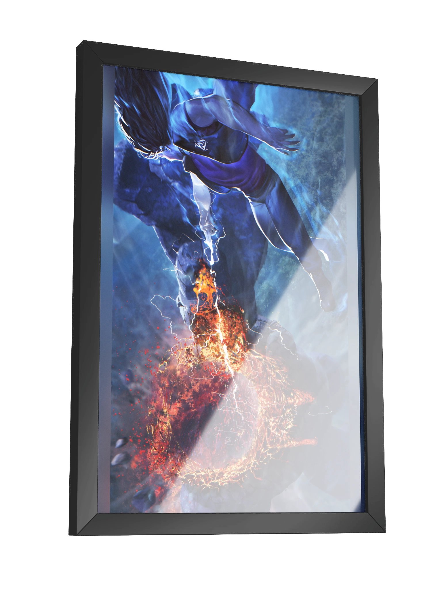 Crushing Stone - Landscape - Framed High-Quality Matte Poster product image (3)