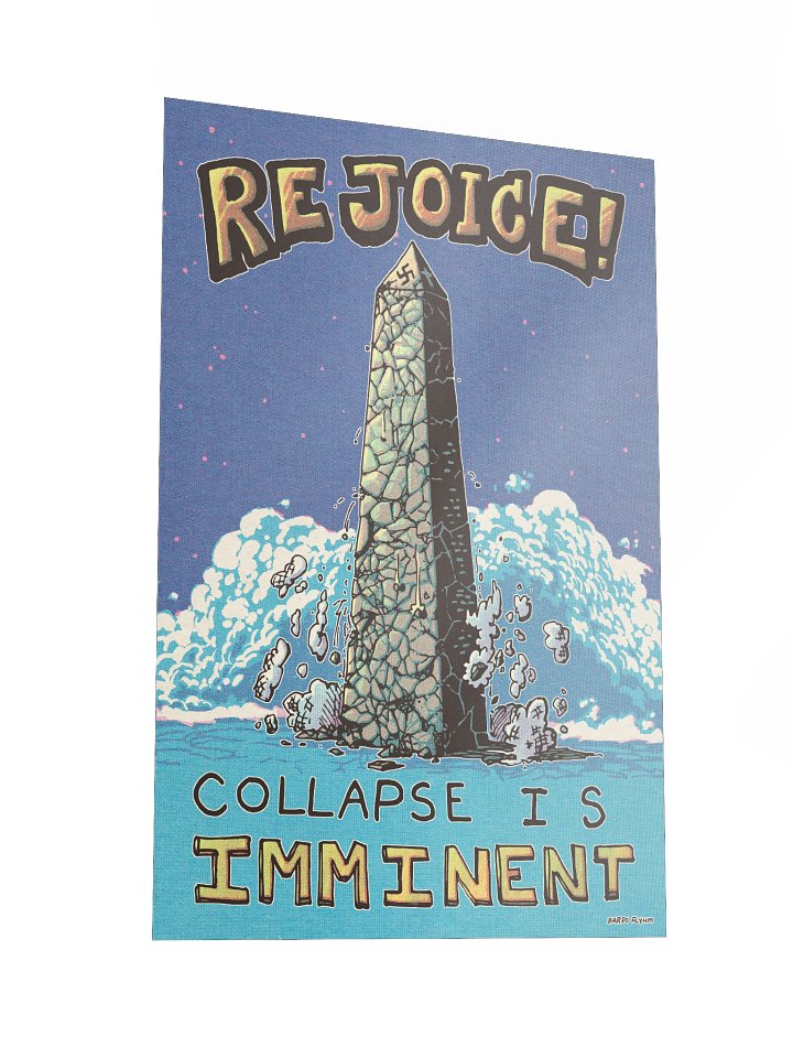 "Rejoice! Collapse!" Full Color Print product image (4)