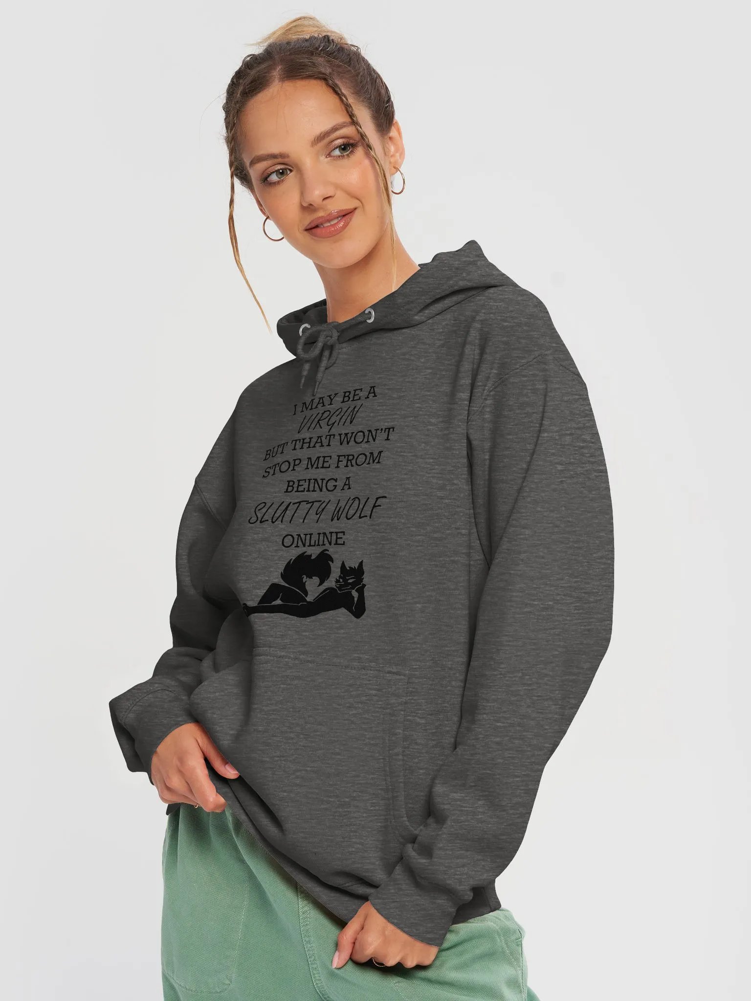Slutty Wolf Hoodie product image (3)