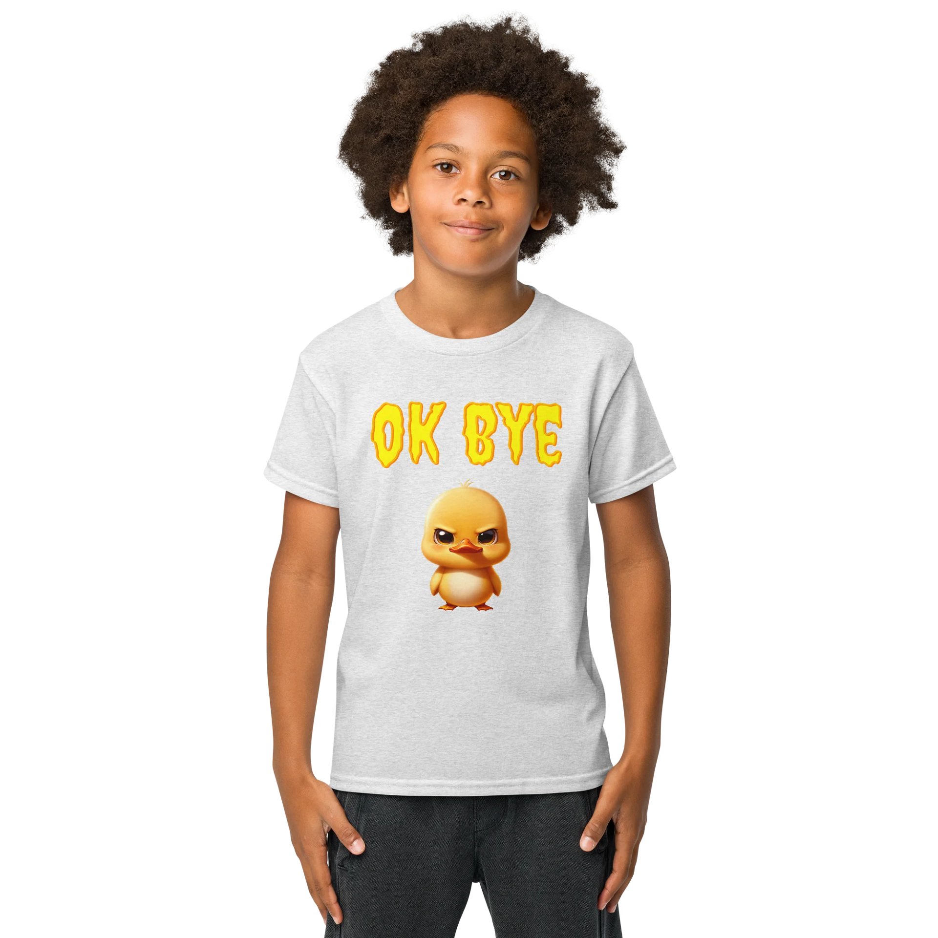 Quirky Duck 'OK BYE' Youth Sports Tee product image (9)
