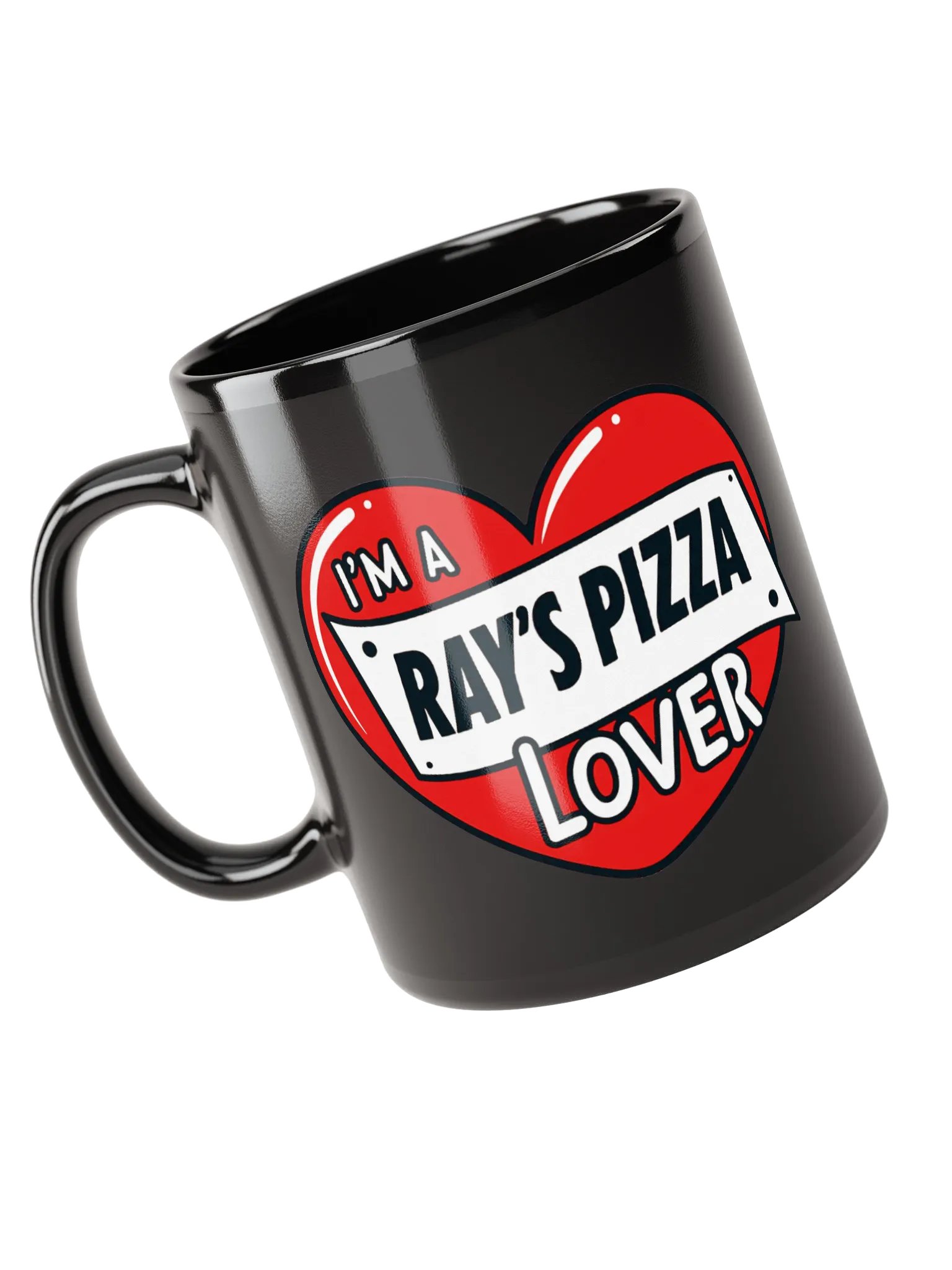 I'm A Ray's Pizza Lover Black Glossy Mug product image (5)