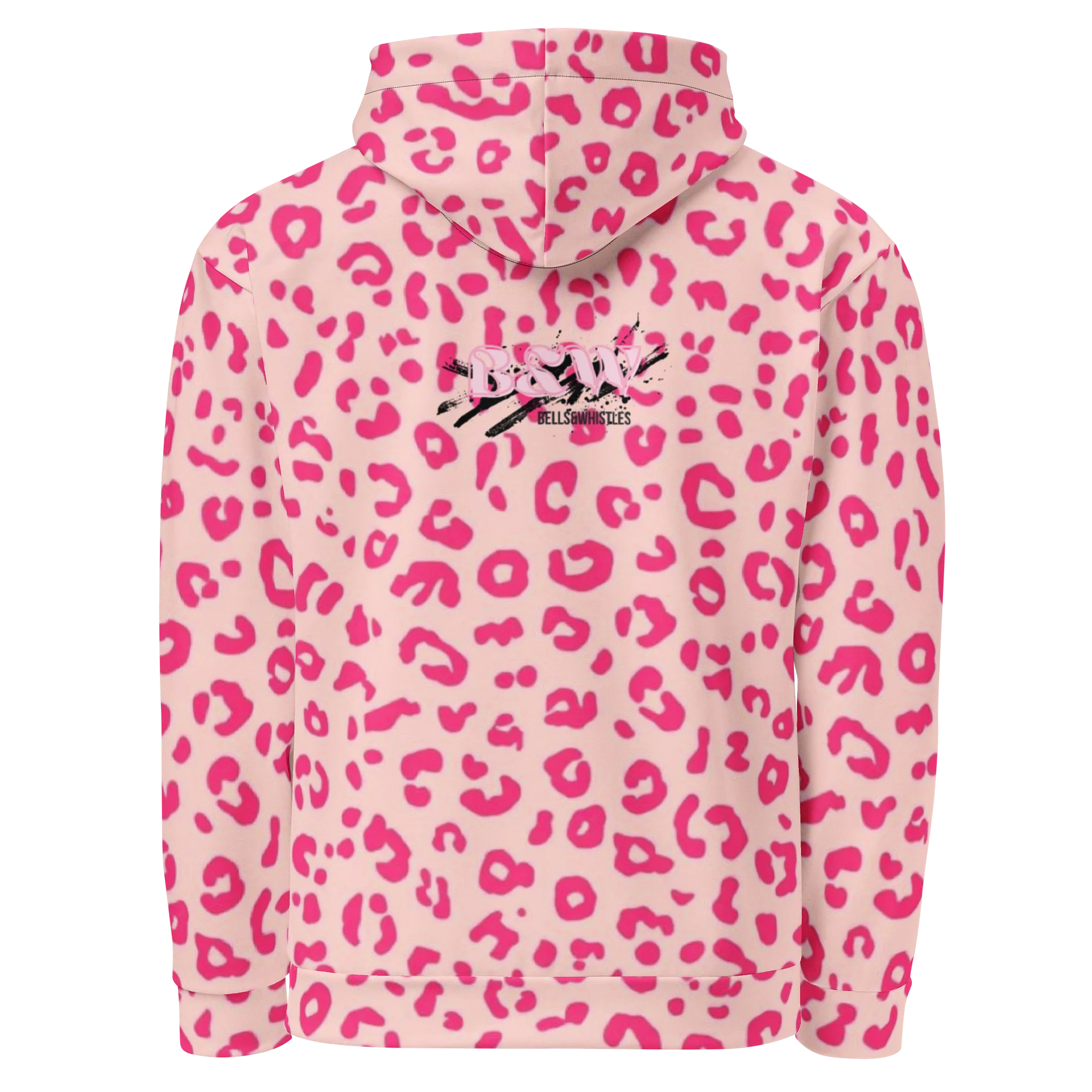 Pink Leopard Print Hoodie product image (3)