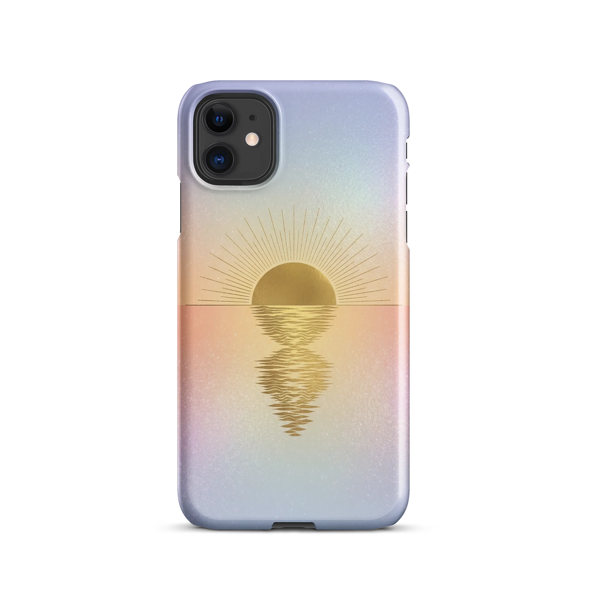 Pastel Sunburst Ripple iPhone Snap Case product image (28)