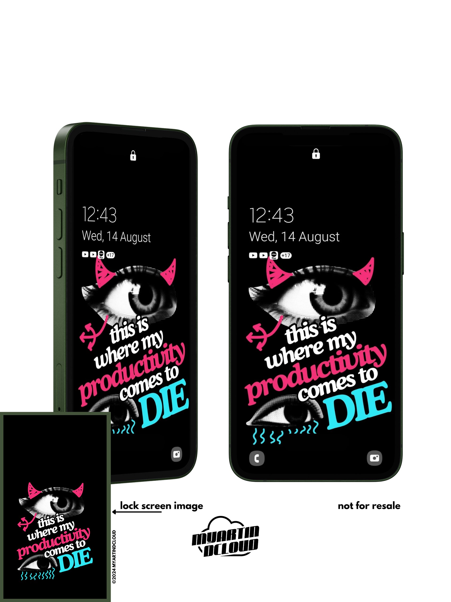 Devil’s Downtime Lock Screen Wallpaper product image (1)