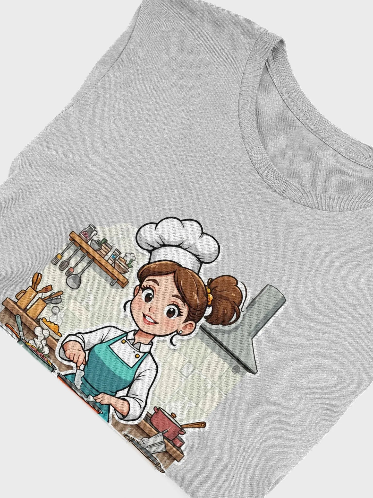 Chef's Kitchen Cartoon T-Shirt product image (54)
