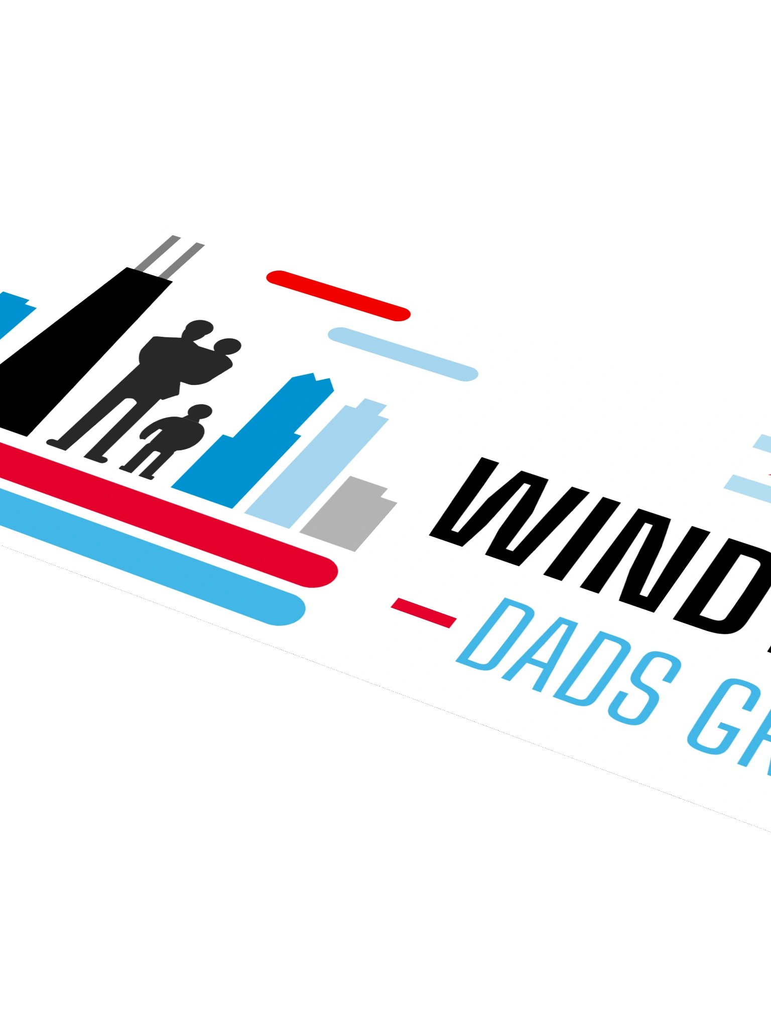 The Windy City Dad’s Group "Commuter Pride" Bumper Sticker product image (4)