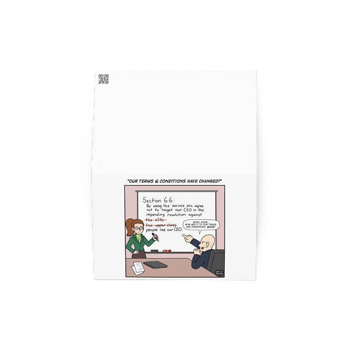 "Our terms & conditions have changed!" card product image (4)
