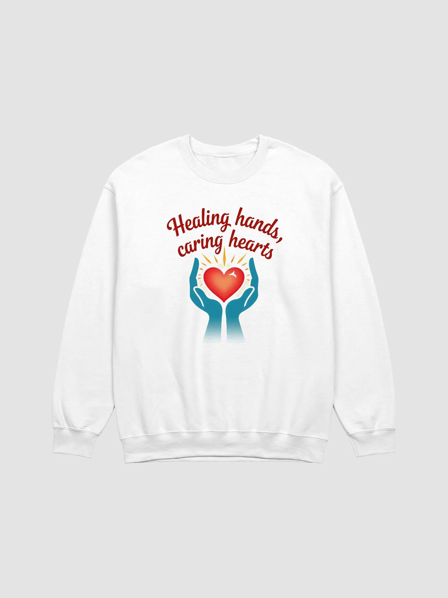 Healing Hands, Caring Hearts Crewneck Sweatshirt product image (2)