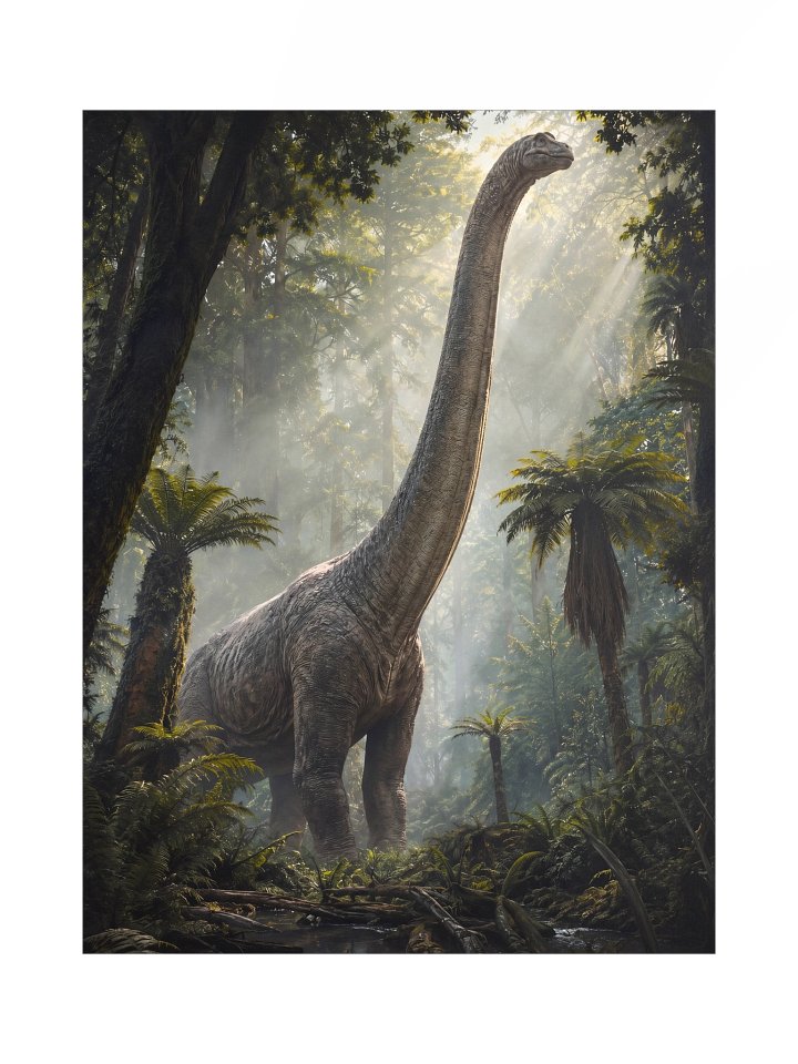 Brachiosaurus Prehistoric Forest Poster product image (1)