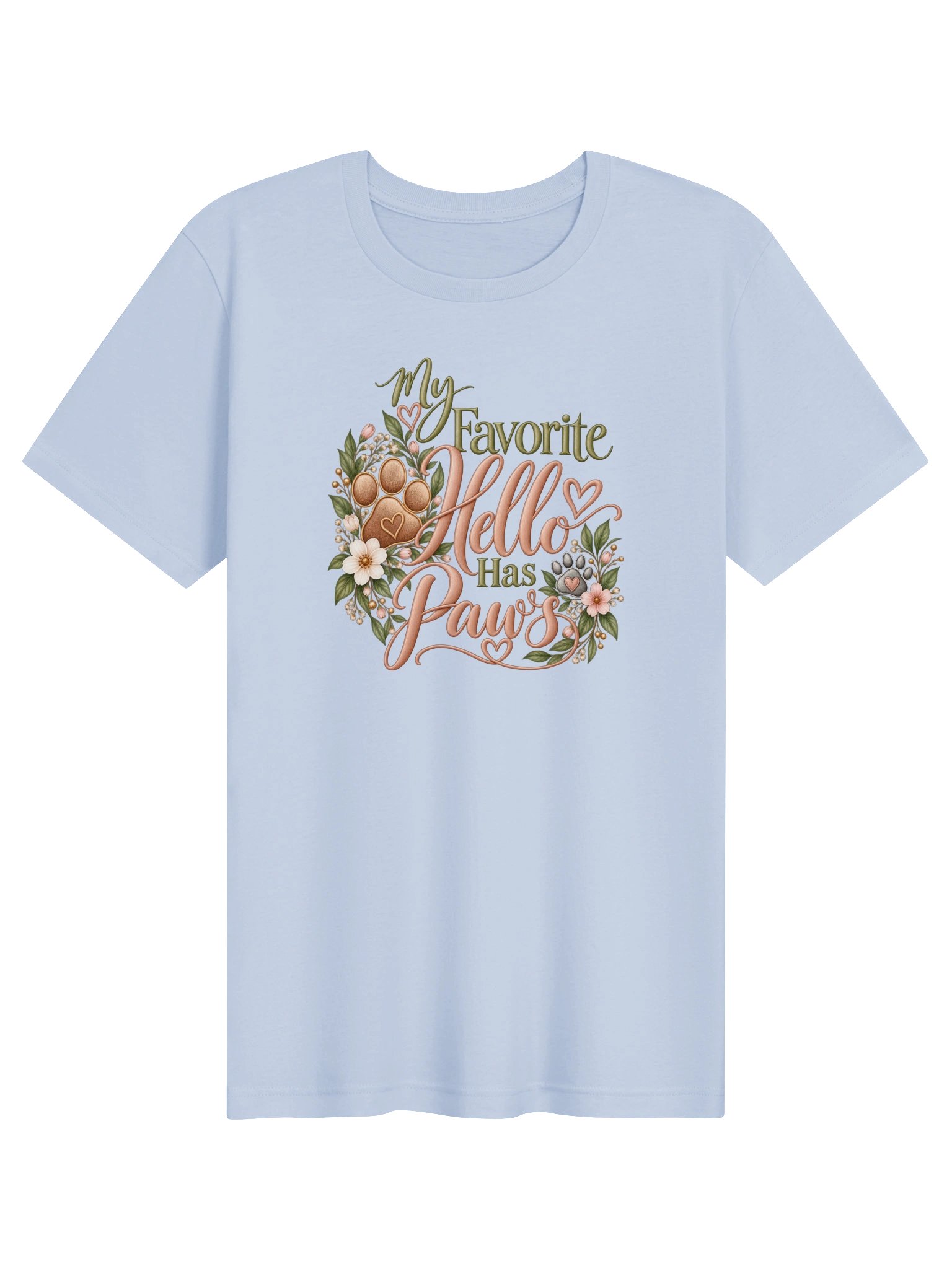 My Favorite Hello Has Paws Tee Vs2 product image (33)