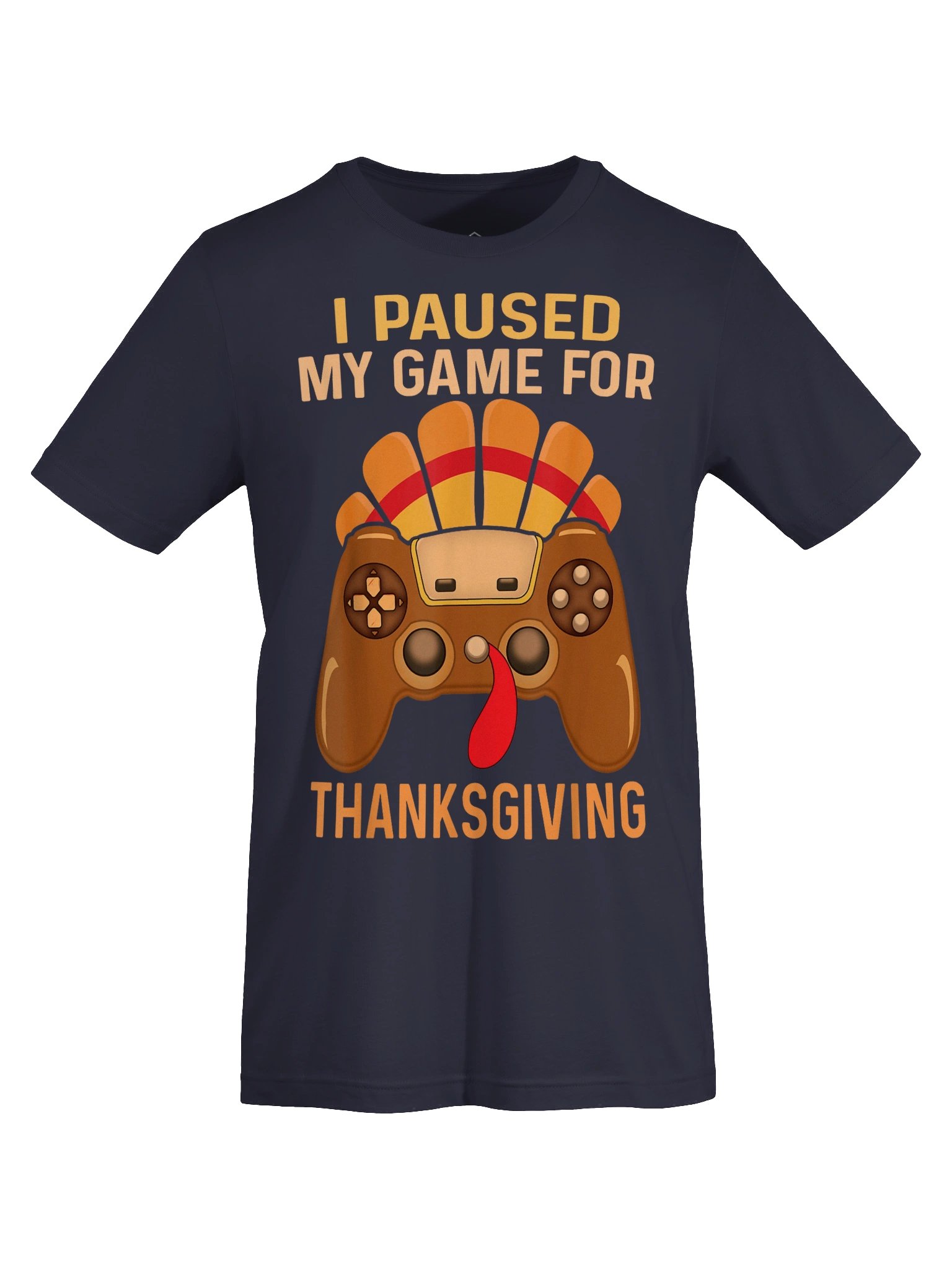 Happy Thanksgiving gaming fall Turkey gamer T-Shirt product image (7)