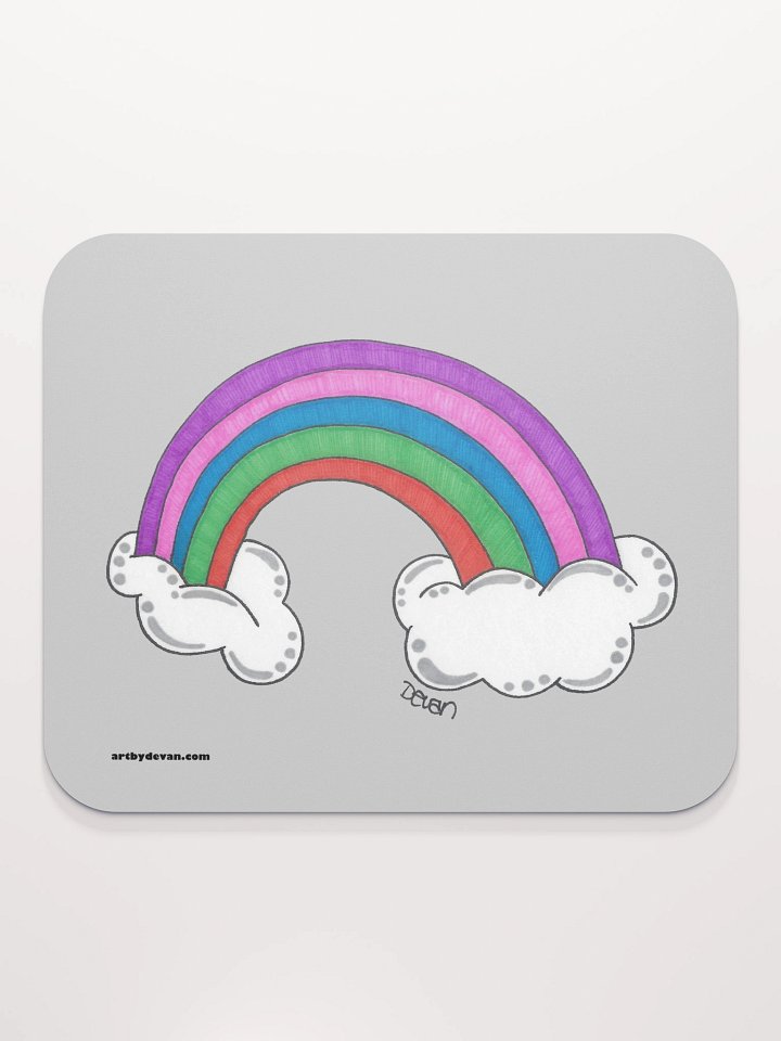 Bold Rainbow Mousepad product image (2)