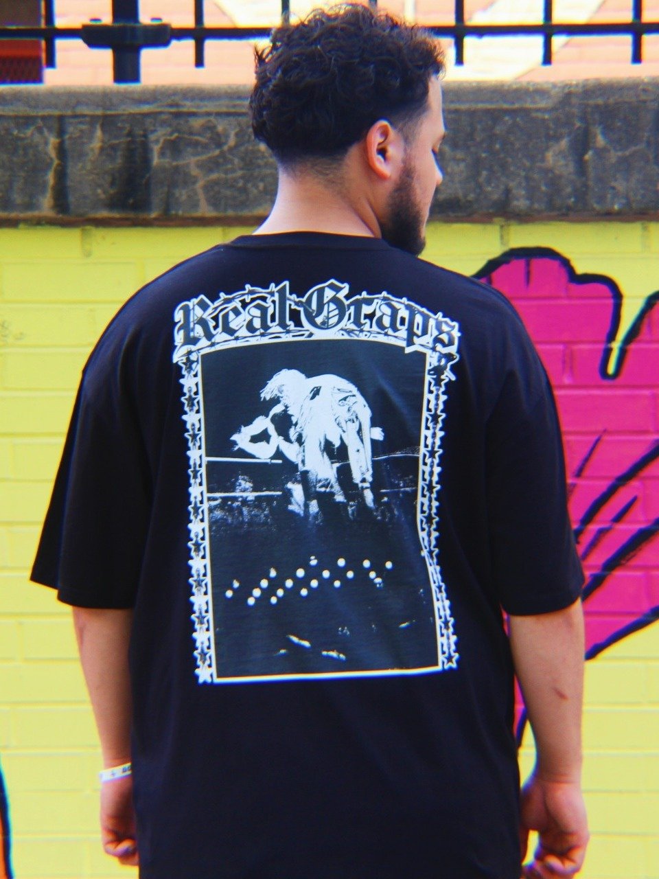 Real Graps T-Shirt [Black] product image (2)